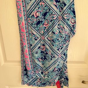 NWT L Bal Harbour Palazzo Pants in Zanzibar Blue Meet Me On The Dock